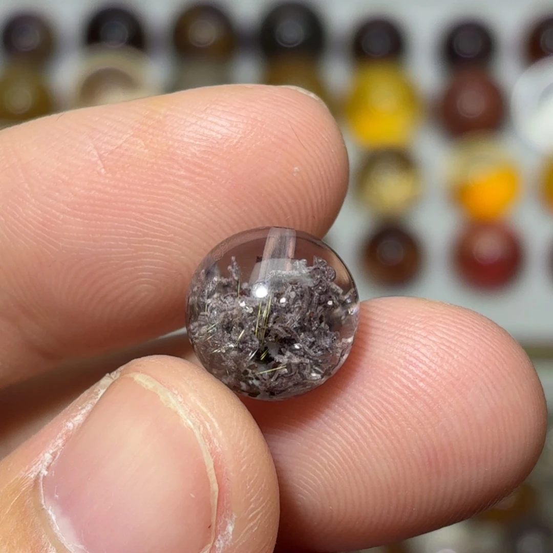 未镶嵌手链水晶11幽灵串发