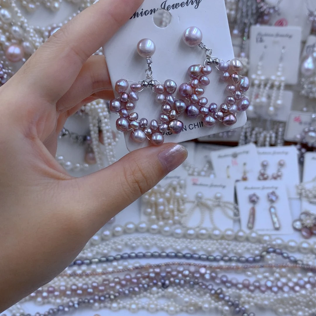 颈饰合金淡水珍珠