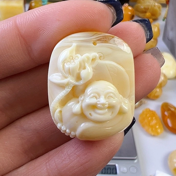 蜜蜡颈饰未镶嵌蜜蜡