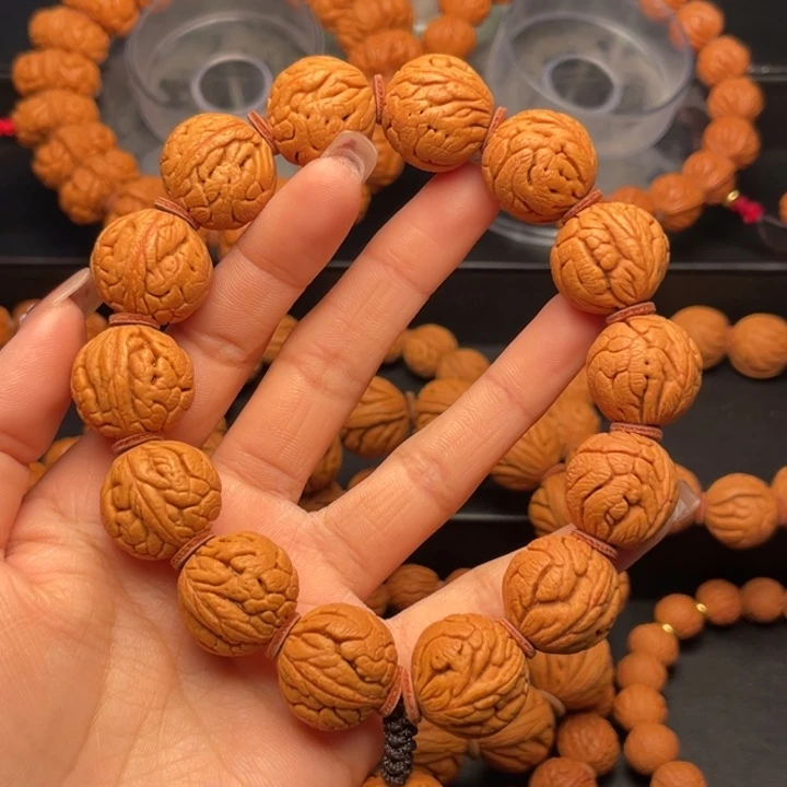 桃核手串20尺寸龙珠手串(18号链接)