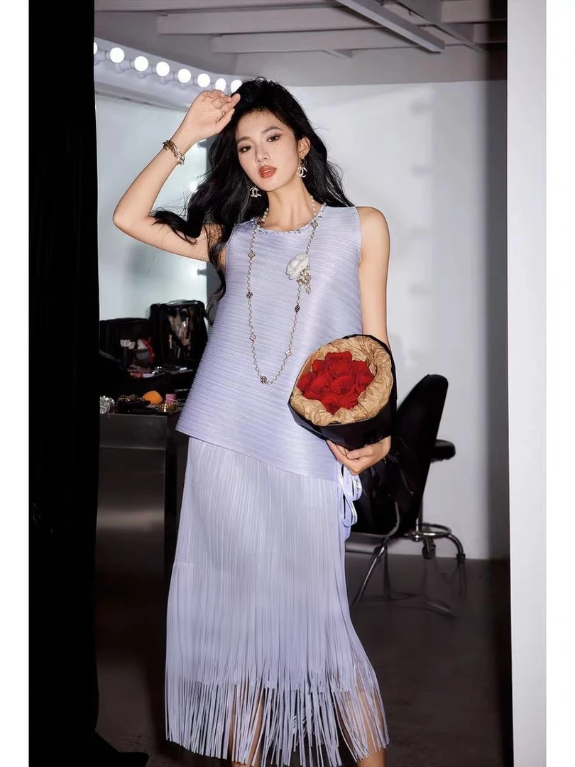 三宅风订珠T恤女2025夏装新款财阀千金贵气名媛风女装t恤