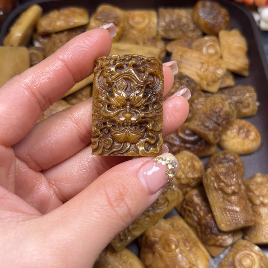 猪***a手串/手链驼骨编号197