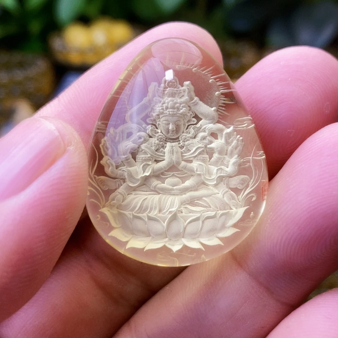 【闪购商品】金珀吊坠(不含链)未镶嵌
