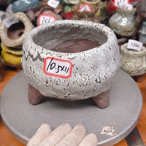 粗陶花盆手工花盆制作