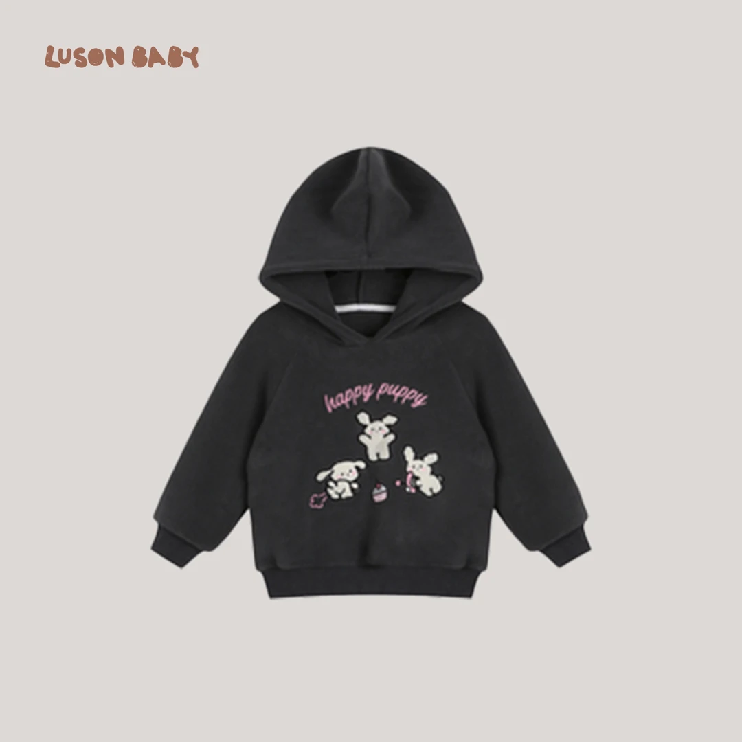 【福利专场】小O爸女婴童 婴儿洋气卡通摇粒绒休闲卫衣 BKR94245