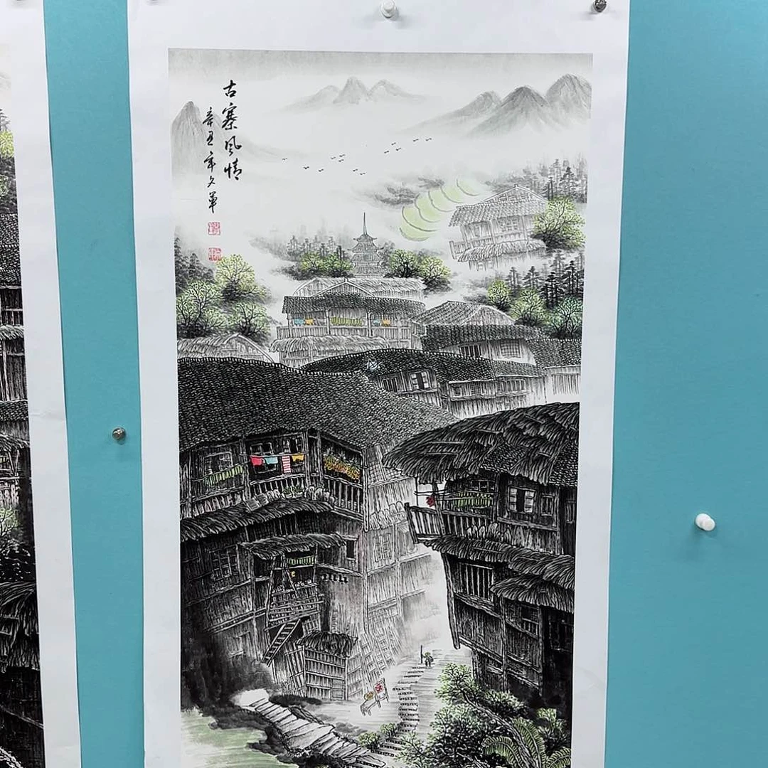 国画李文军教授作品