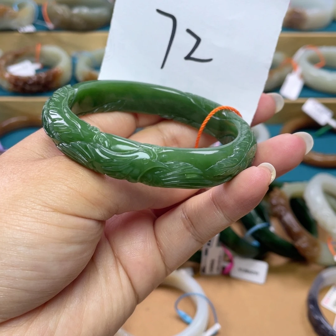 未镶嵌手镯和田玉圈口60