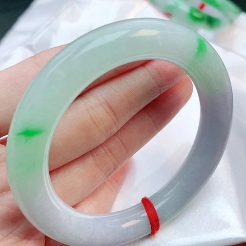 未镶嵌手镯翡翠55圆条882839