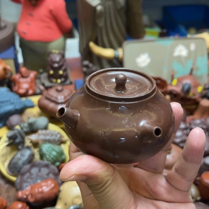 紫砂茶宠紫砂瑕疵