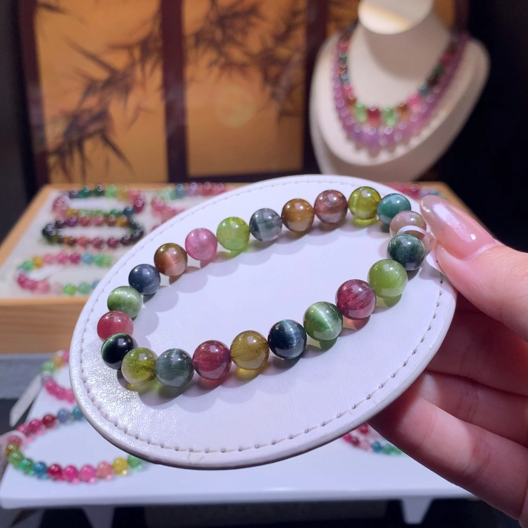 未镶嵌手链碧玺碧玺