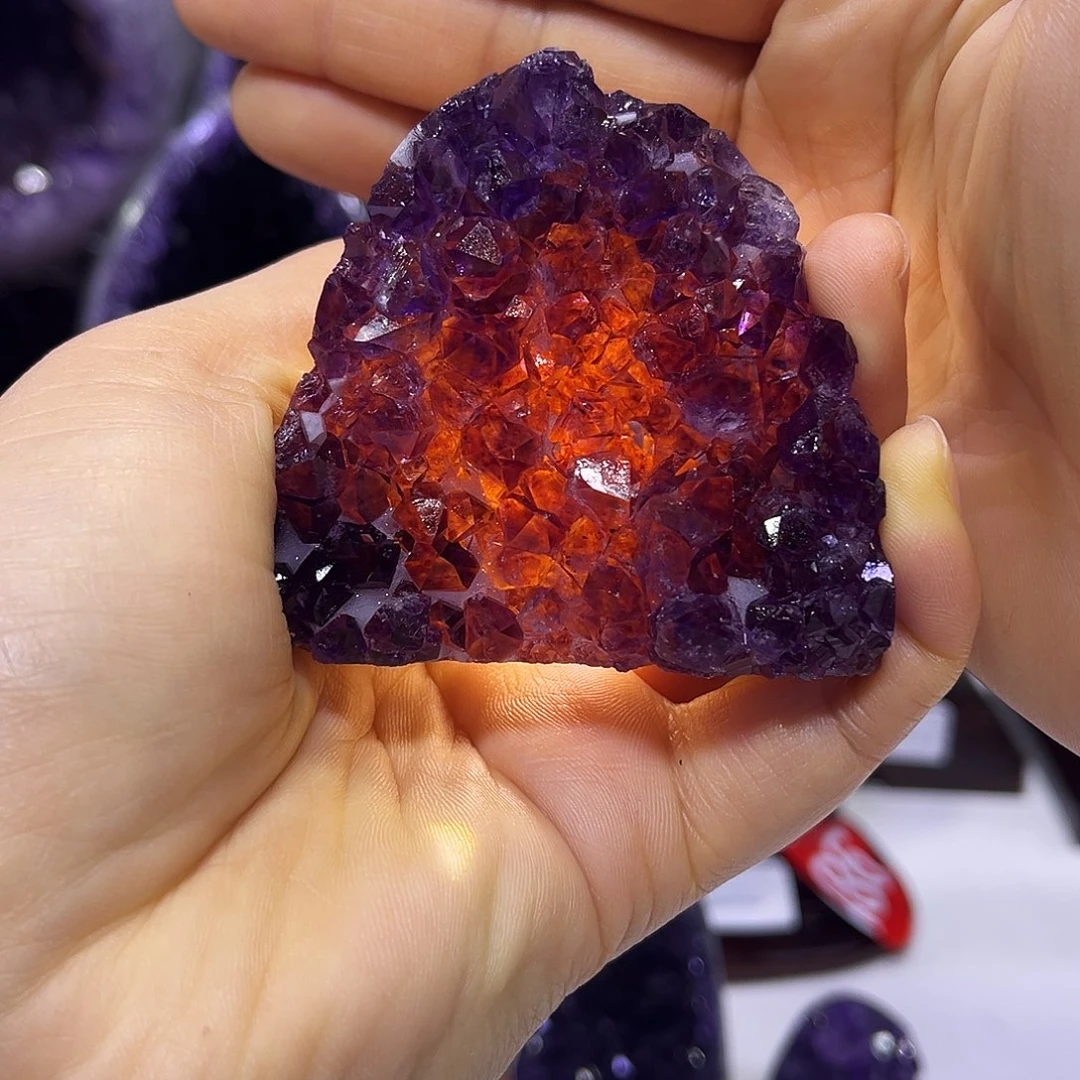 未镶嵌紫晶大型摆件（非配饰）晶