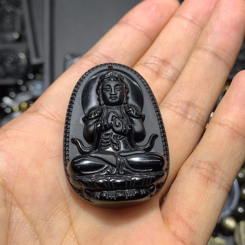 【闪购商品】未镶嵌黑曜岩珠宝奇石似*忆