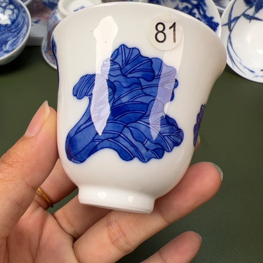 陶瓷景德镇纯手工纯手绘茶具木木81