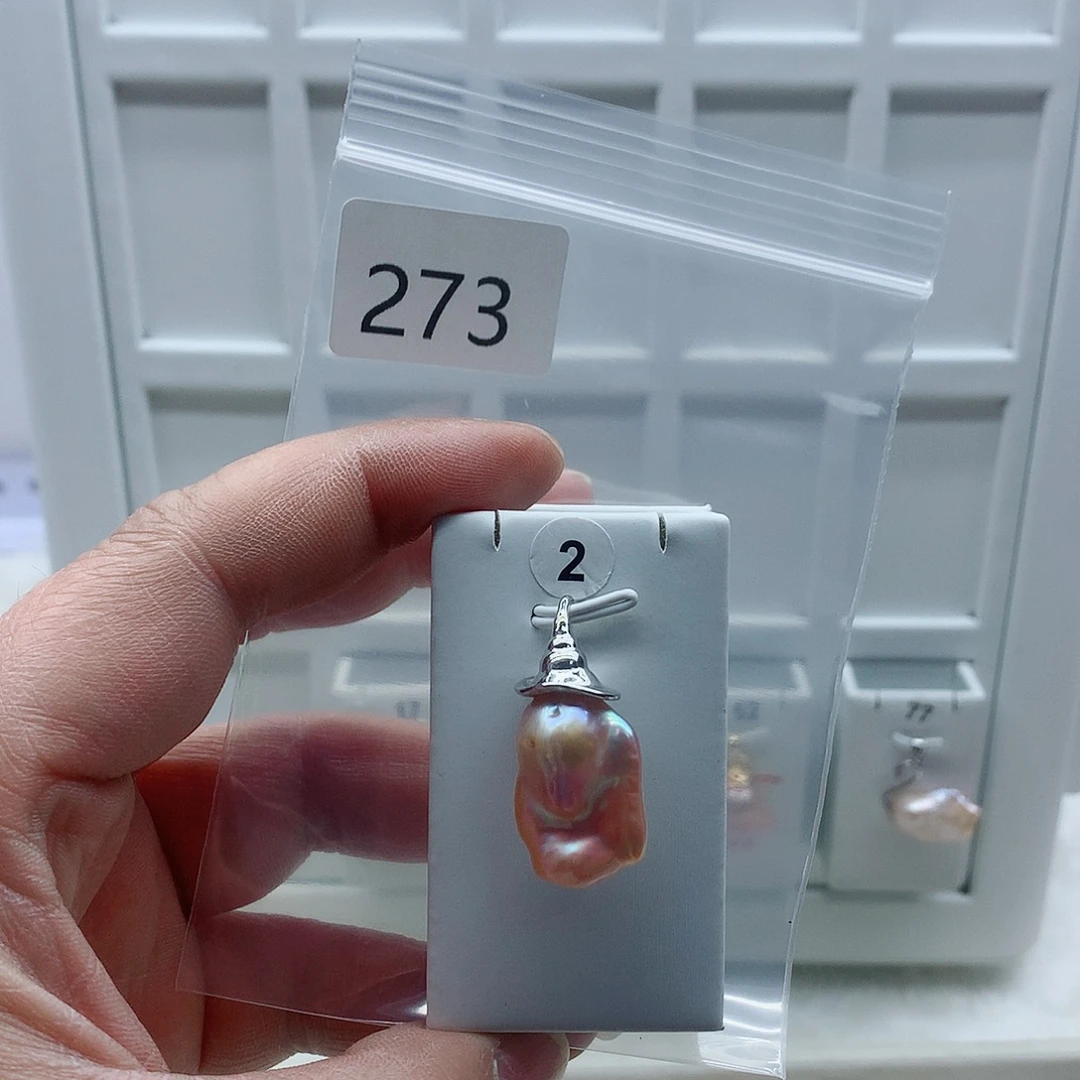 淡水珍珠吊坠(不含链)合金