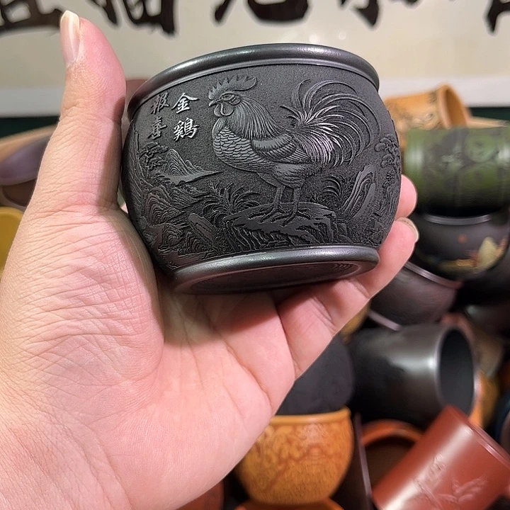 茶杯紫砂全手工紫砂主人杯
