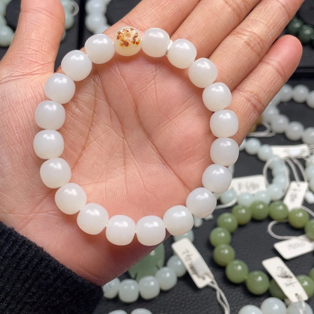 南***哥和田玉未镶嵌手链