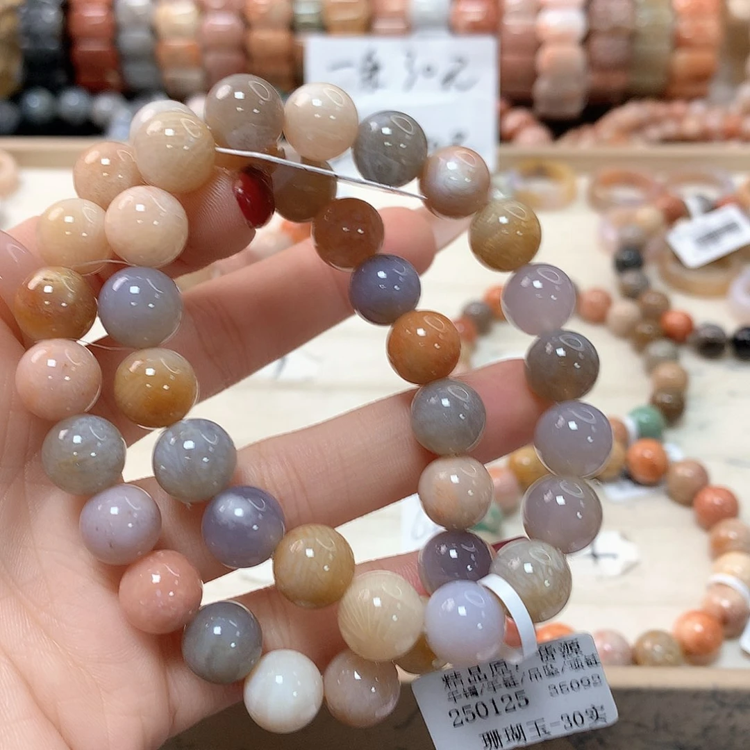 硅化珊瑚（珊瑚玉）手链未镶嵌春***?361
