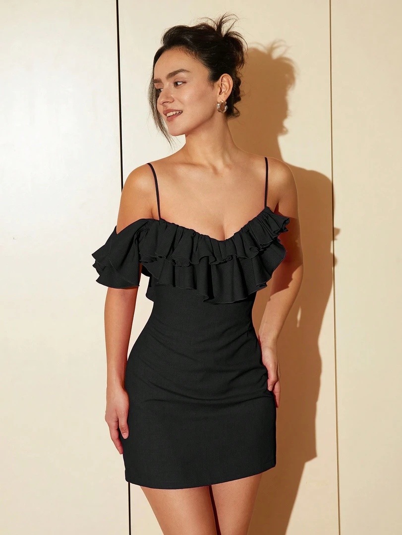 【楠哥专属】AEL_Stuido原创设计花苞连衣裙短裙 23120S