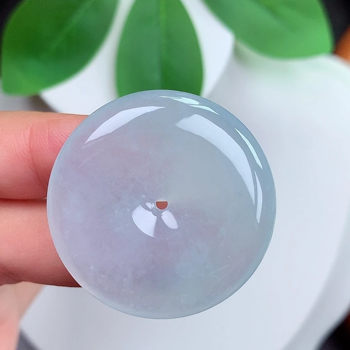 颈饰未镶嵌翡翠平安扣 33.7x6.0mm