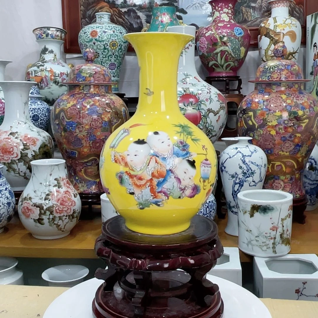 向***葵瓷片景德镇的陶瓷