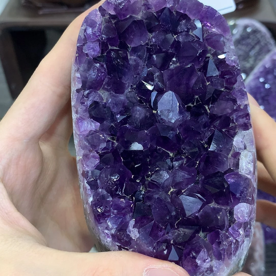 紫晶珠宝半成品未镶嵌暮***朝811