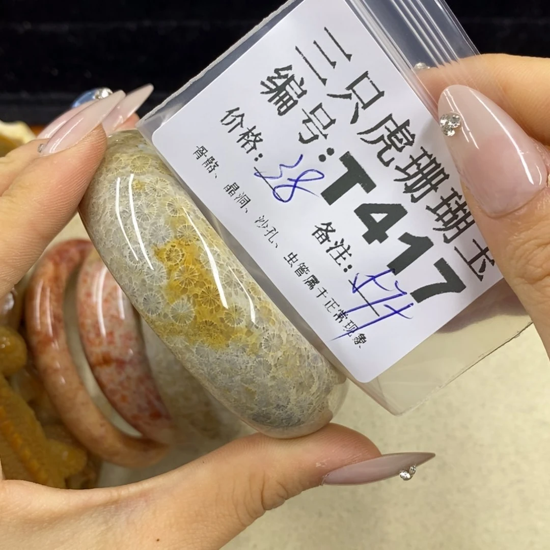 硅化珊瑚（珊瑚玉）q未镶嵌r****i