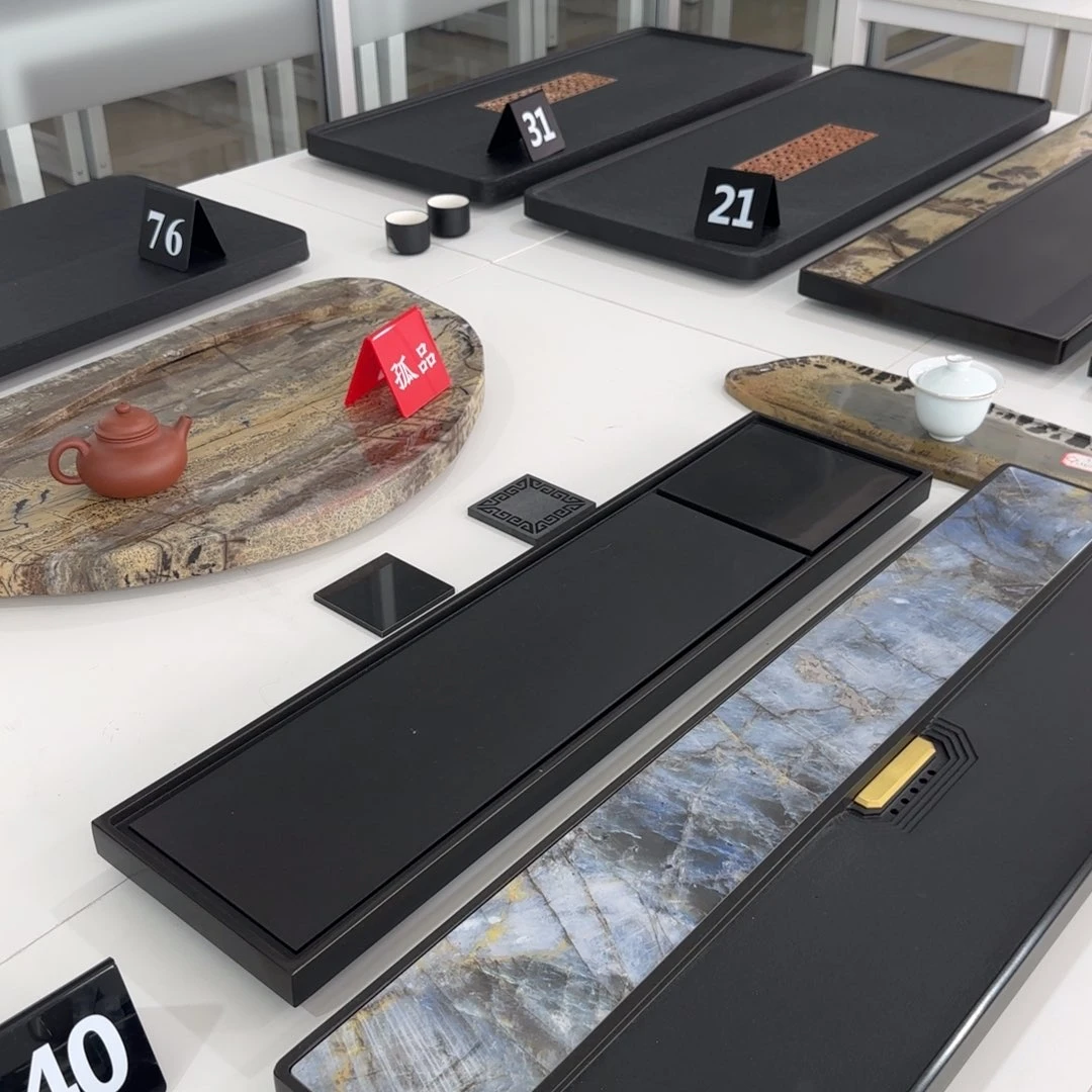 麟*阁五个乌金石抛光杯垫