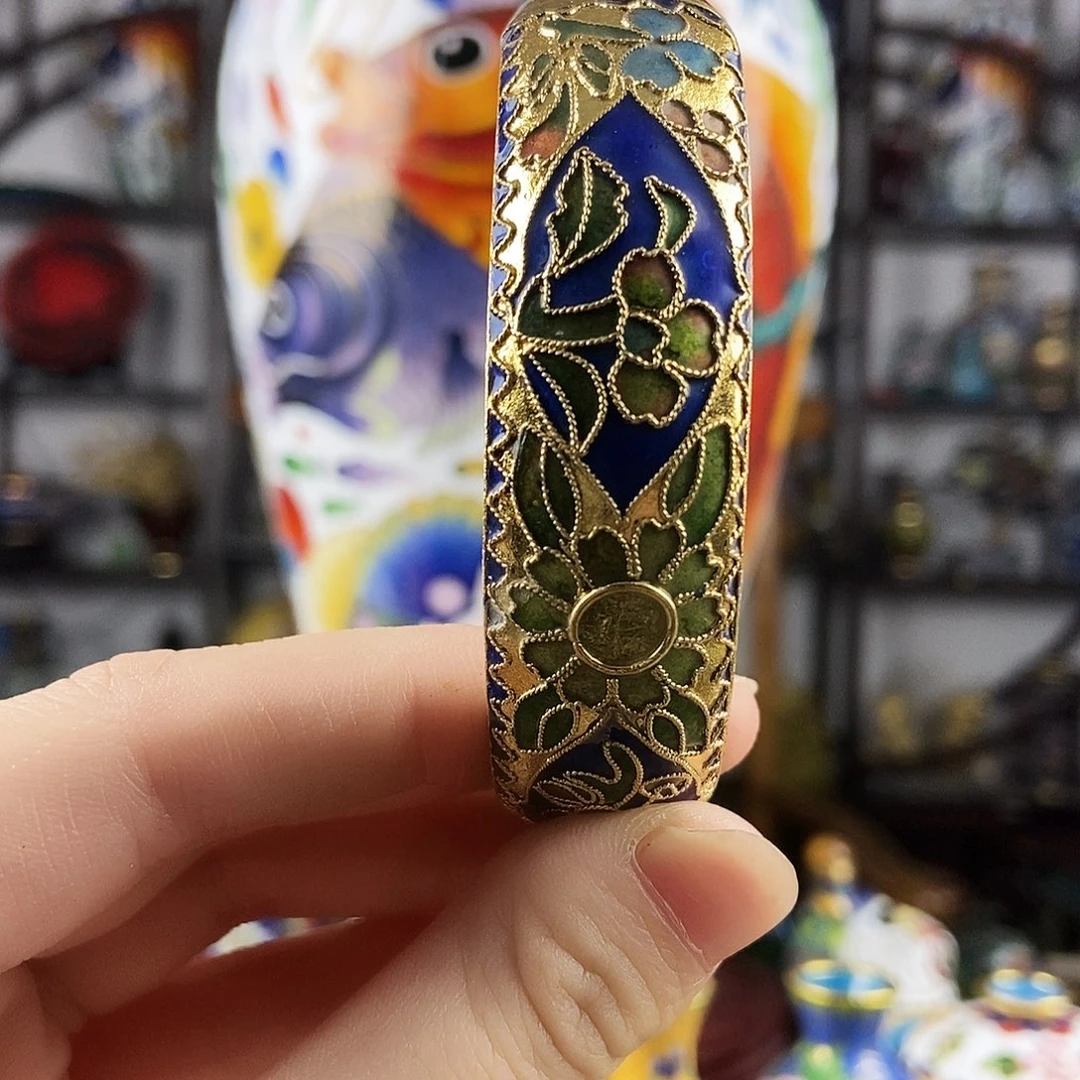 铜景泰蓝手镯一只