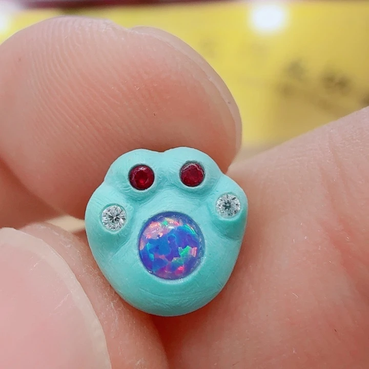 绿松石未镶嵌珠宝奇石