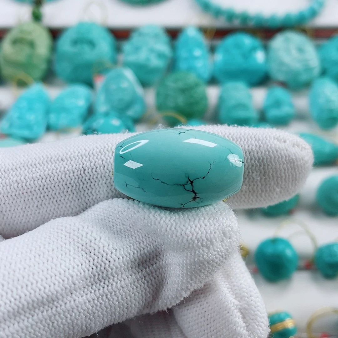 绿松石未镶嵌车挂