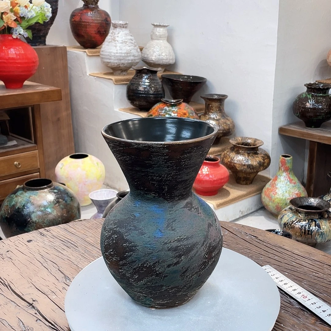 花瓶高24口8手工花瓶