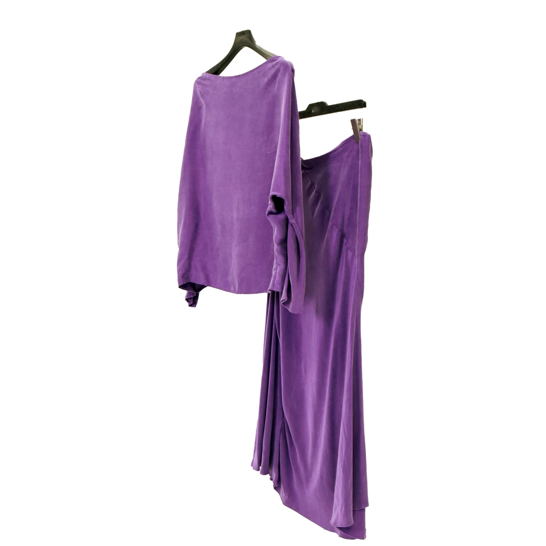 【南油柒语家】 上衣加蝴蝶结绑带裙子套装（0027）W2025SY109TZ