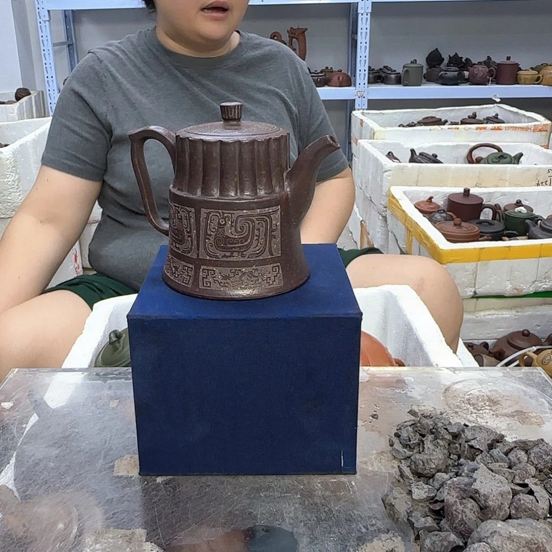 茶壶紫砂宜兴紫砂壶瑕疵
