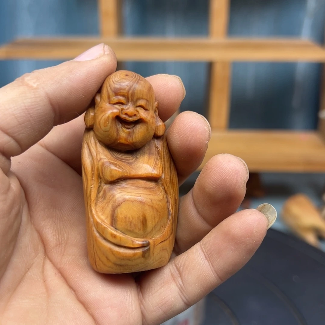 木用****9崖柏木摆件手把件