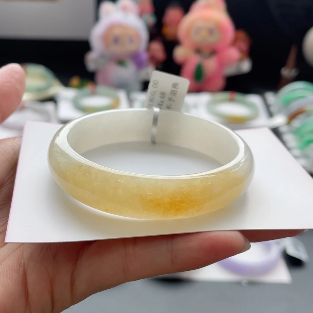 翡翠手镯未镶嵌54贵妃