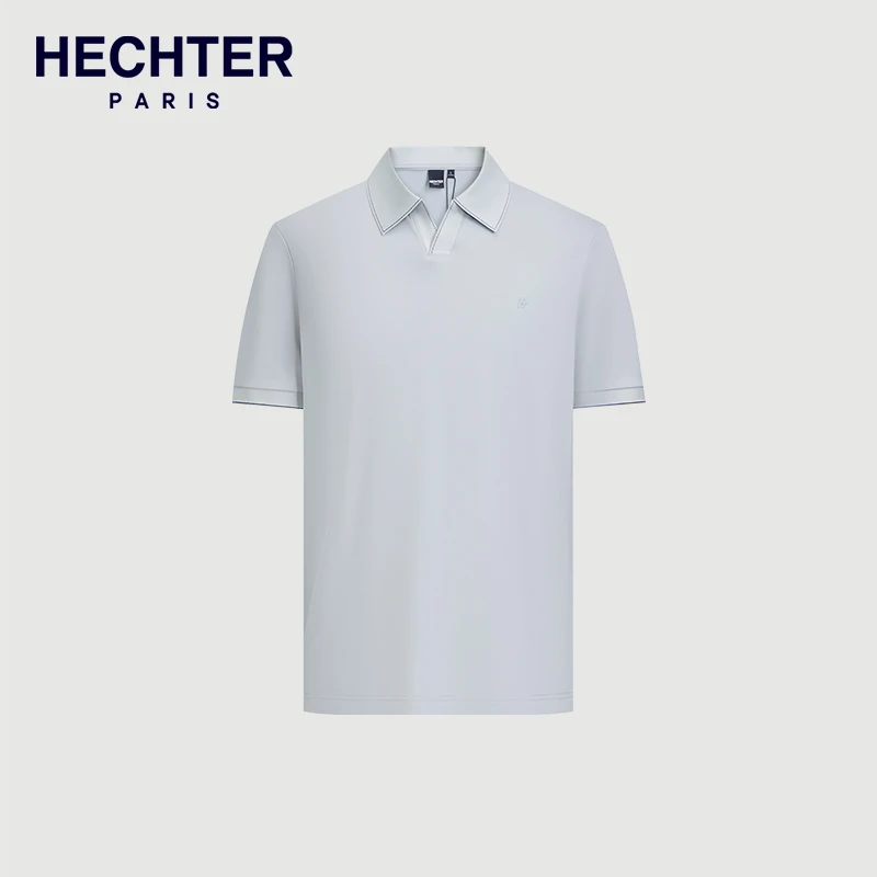 Daniel Hechter男士休闲polo衫桑蚕丝弹力短袖LT52309