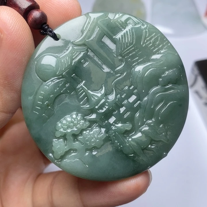 颈饰未镶嵌翡翠翡翠