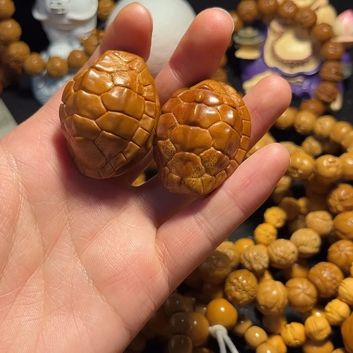 橄榄核手串/手链大榄龟背