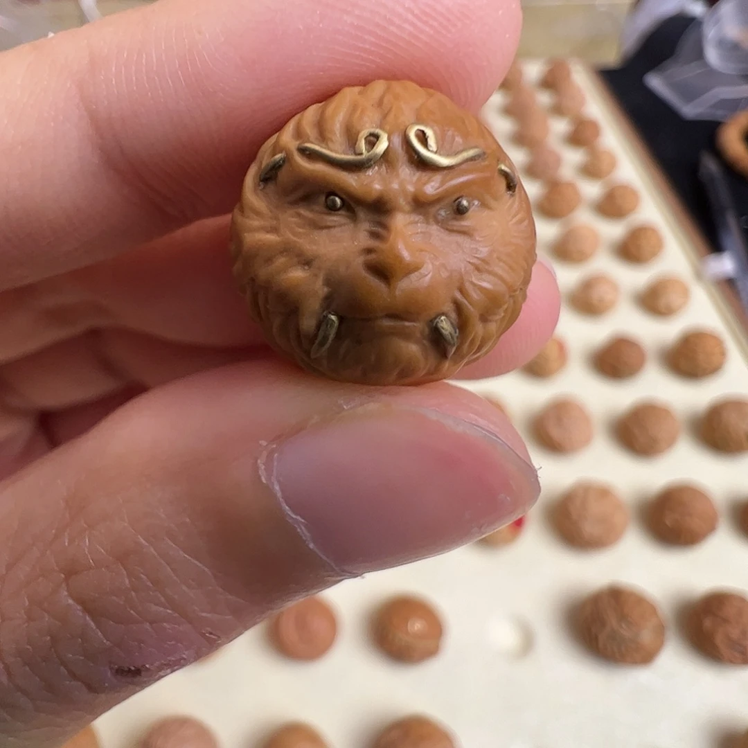 心***海猴头核桃吊坠18尺寸