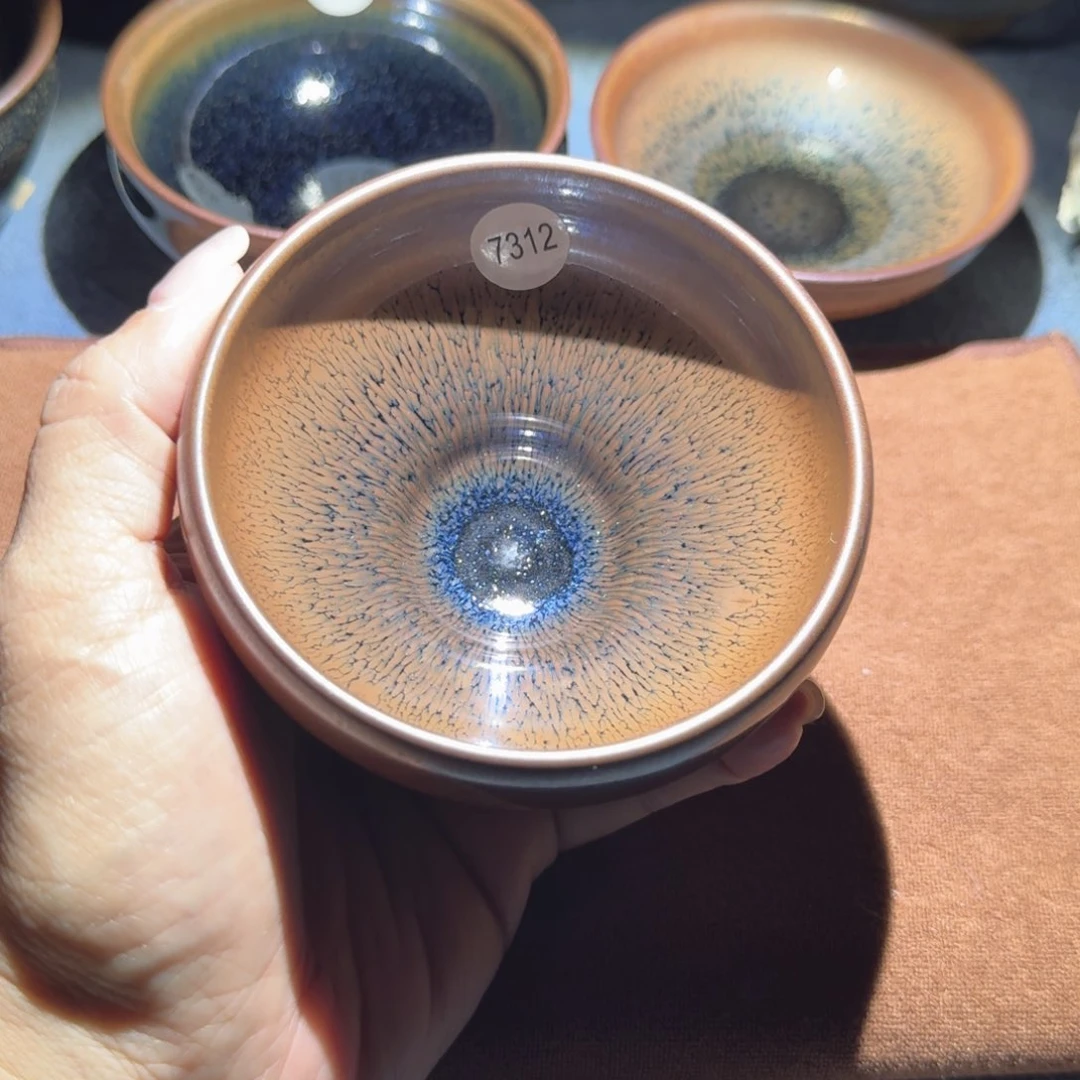 茶盏7312 秋罗龙窑柴烧传统原矿手工高端茶盏