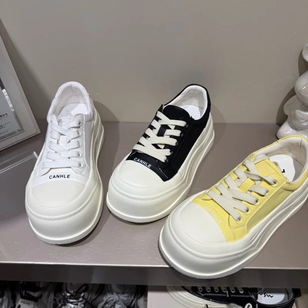 <玛莎玛索>2025春夏季新款53-141时尚潮流单网纱透气厚底休闲板鞋