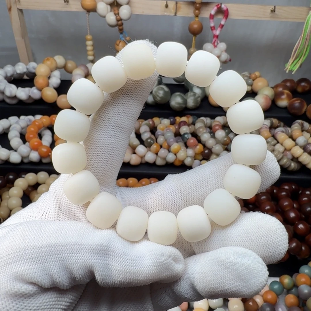 菩提根/象牙果手串卡14干磨磨砂