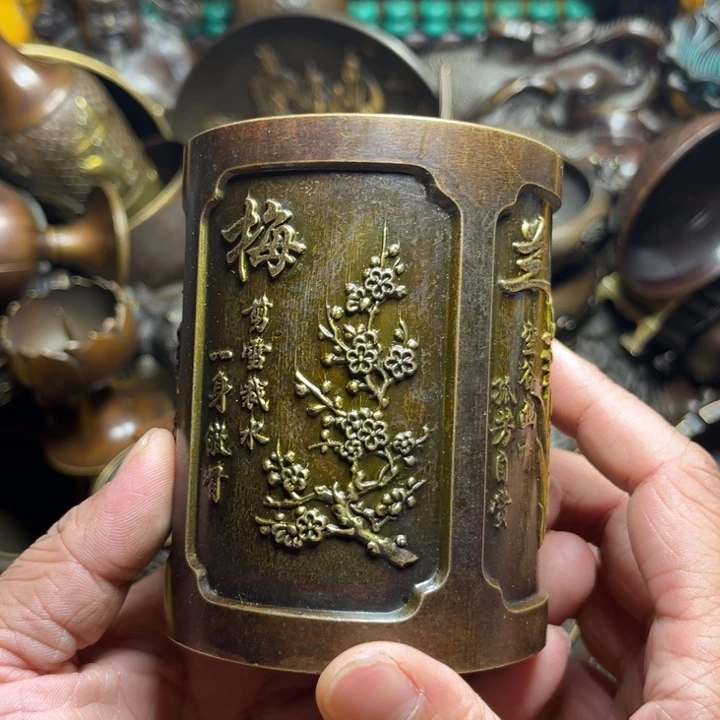 铜器摆件收收藏藏