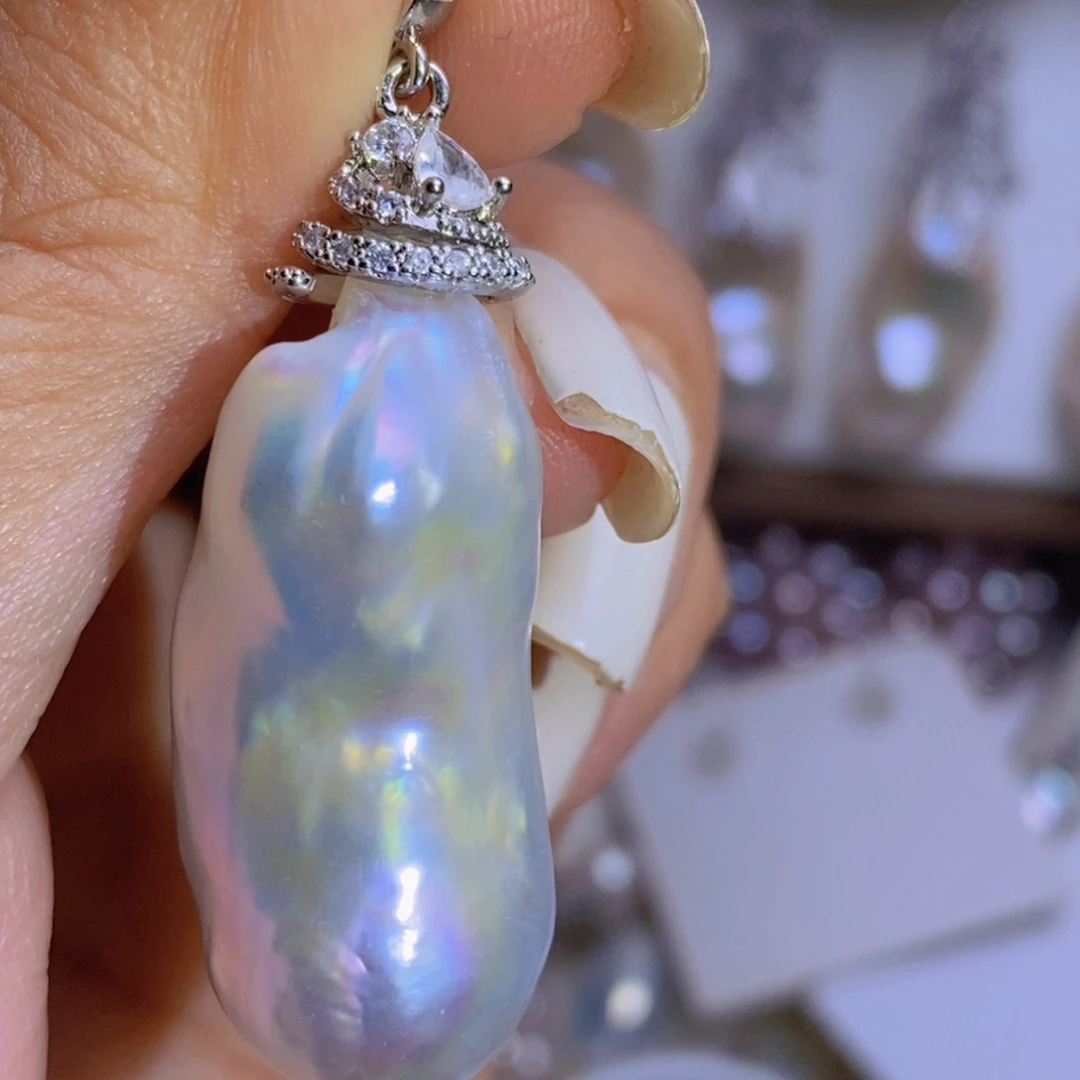 合金淡水珍珠天然淡水珍珠