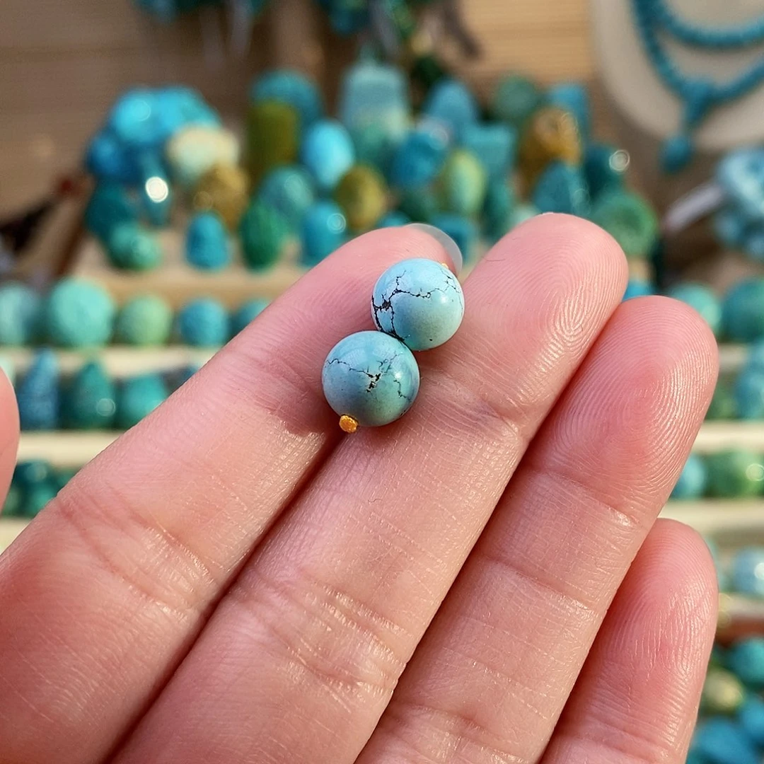 绿松石珠宝奇石未镶嵌