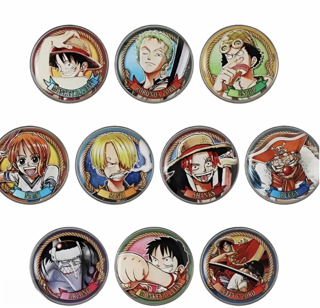 【海贼王】日谷 js收藏纪念硬币徽章盲盒（下单默认代拆）