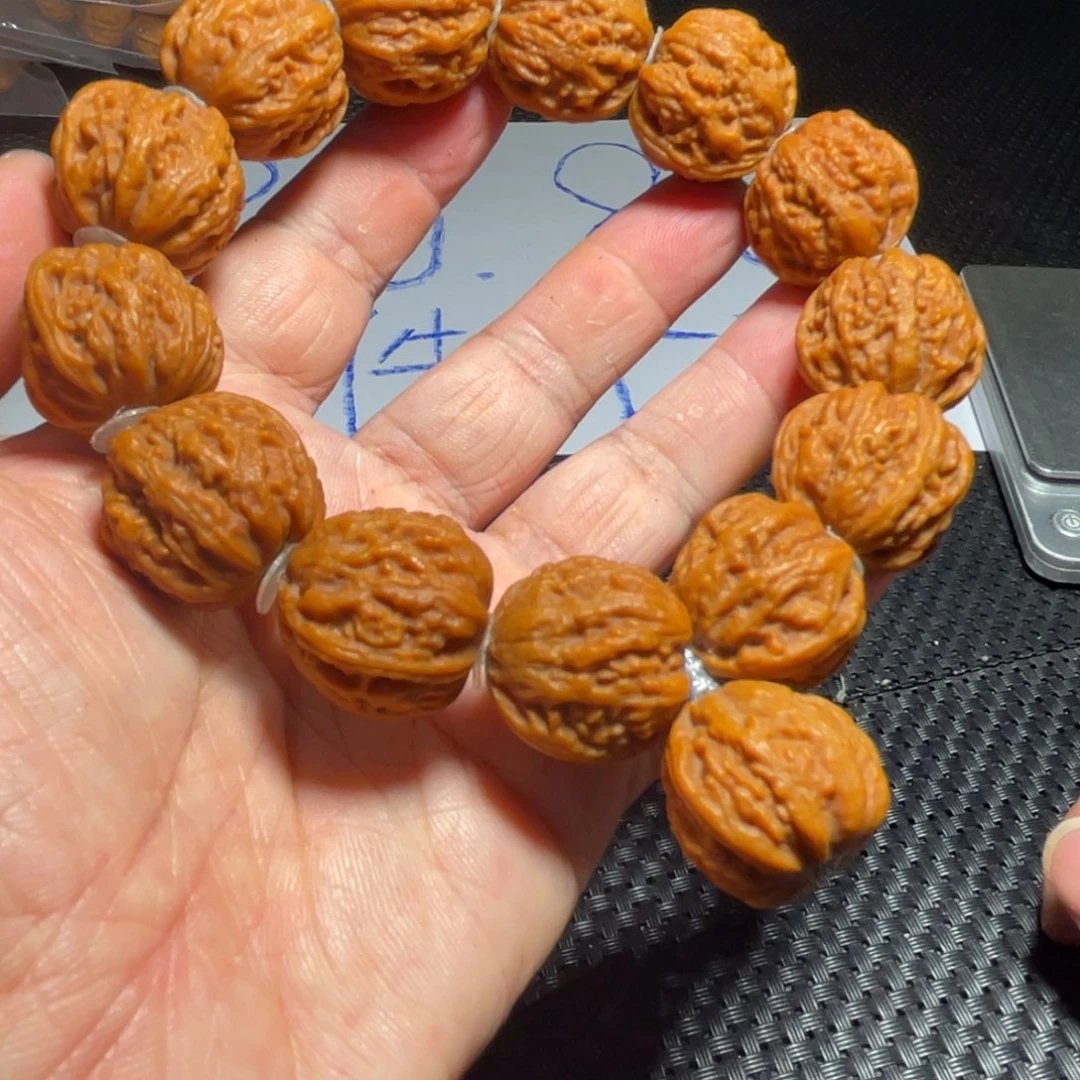 文玩核桃手串三角金蟾22