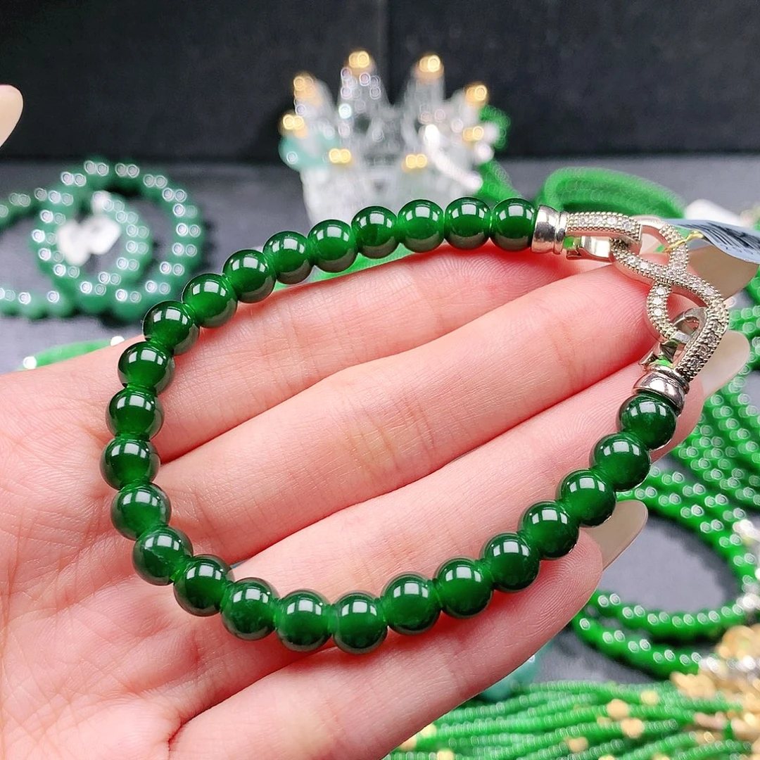 翡翠未镶嵌手链手链