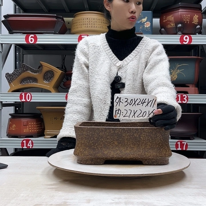 紫砂花盆紫砂花盆