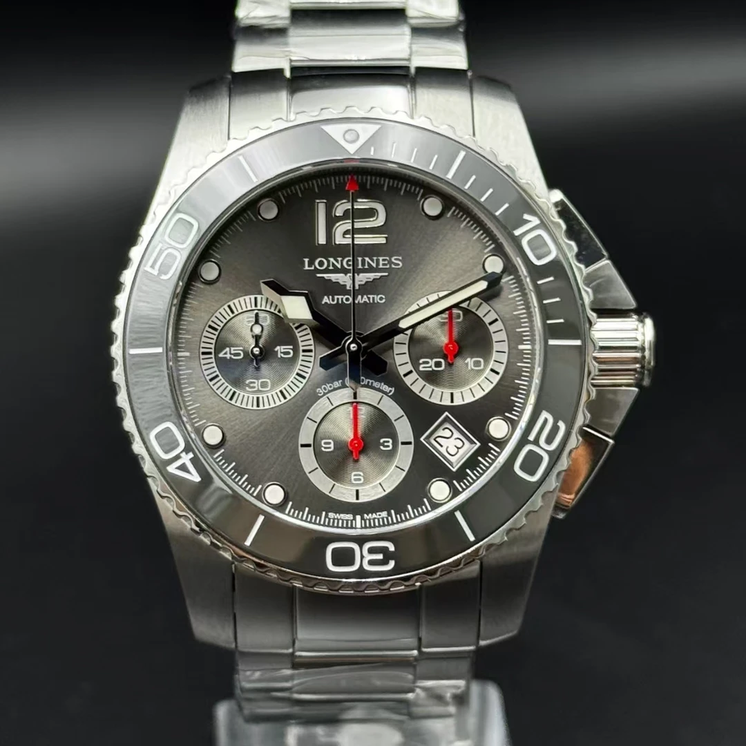 99新 Longines/浪琴 康卡斯系列 22年全套自动机械 精钢 41mm表径